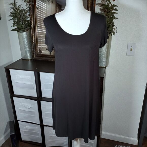 MOSSIMO BLACK TEE-SHIRT DRESS SZ.S EUC - Picture 2 of 8